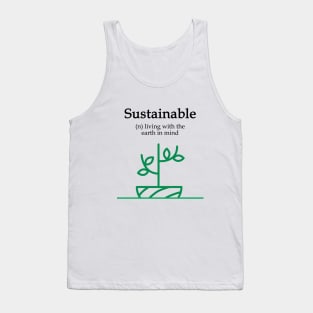 Sustainable living with the earth in mind Tank Top